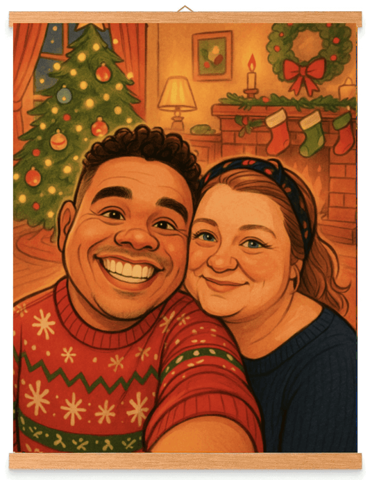 POSTER RITRATTO DI NATALE